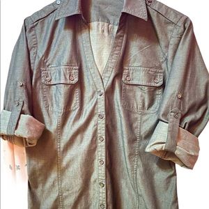 Express Button Down Long Sleeve